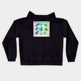 Bee, abstract Kids Hoodie